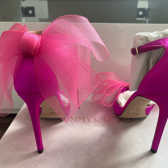 Pink Barbie shoes Avery 100 Jimmy Choo Pink - Picture 3 of 5